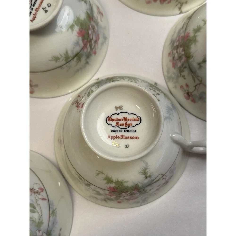 Set Of 8 Theodore Haviland‎ New York 